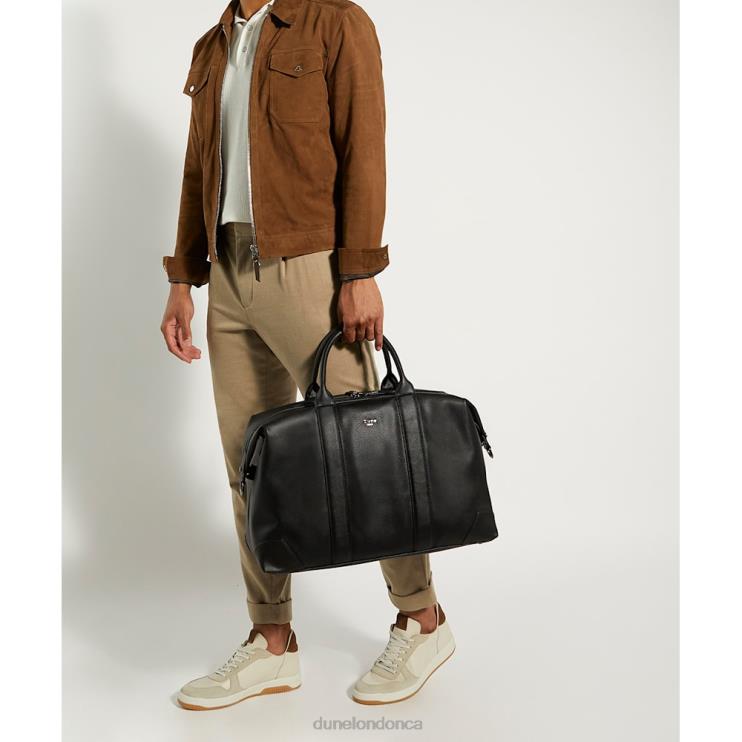 Dune London Patricio Men Logo-Detail Holdall Black 2Z0DB732