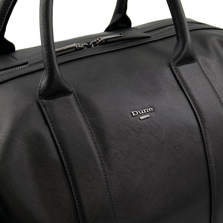 Dune London Patricio Men Logo-Detail Holdall Black 2Z0DB732