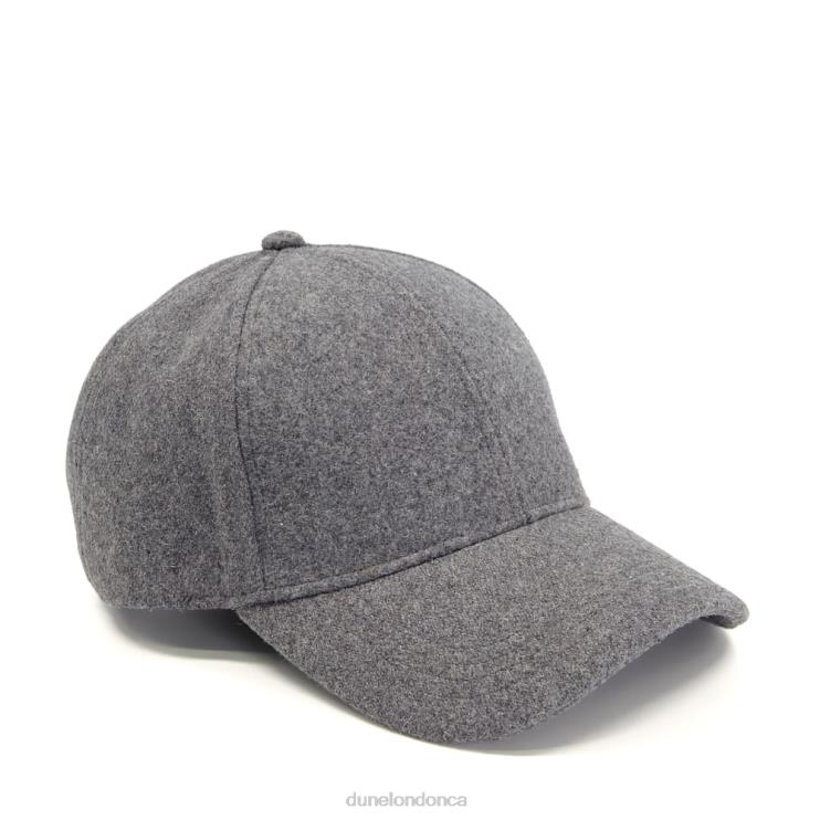 Dune London Olindo Men Stitch-Detail Baseball Cap Grey 2Z0DB727