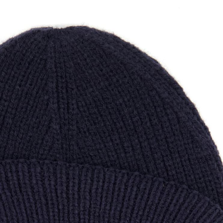 Dune London Orilla Men Rib-Knit Hat Navy 2Z0DB726