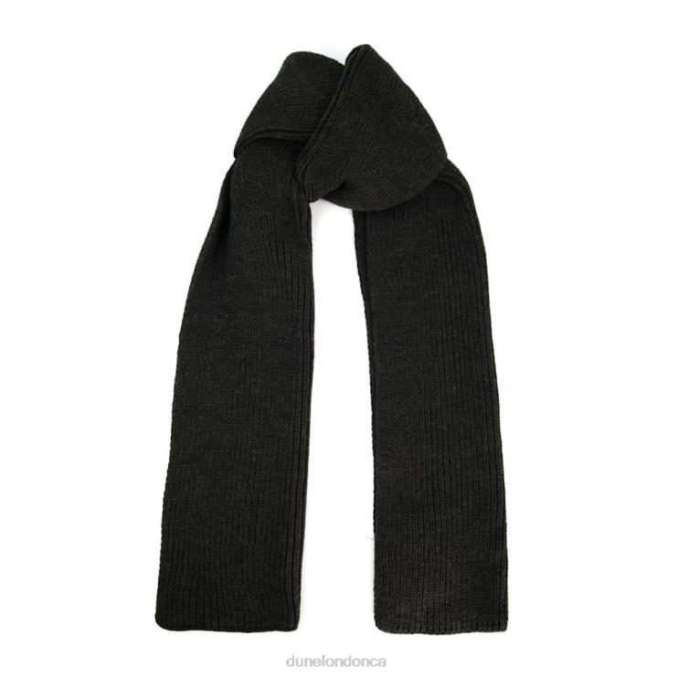 Dune London Nylan Men Textured Long Scarf Grey 2Z0DB730