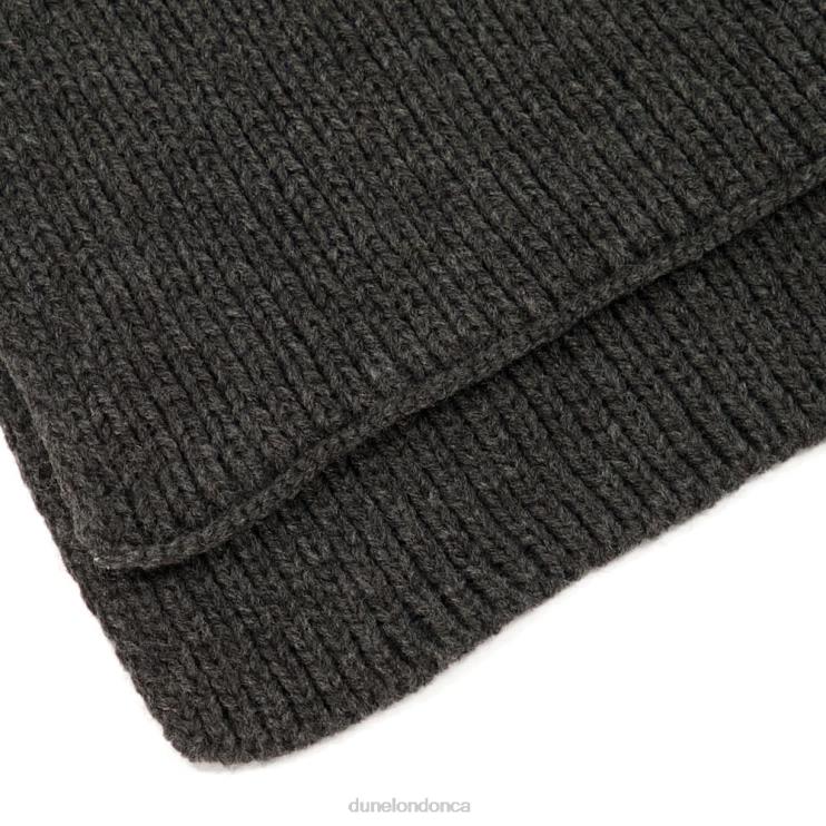 Dune London Nylan Men Textured Long Scarf Grey 2Z0DB730