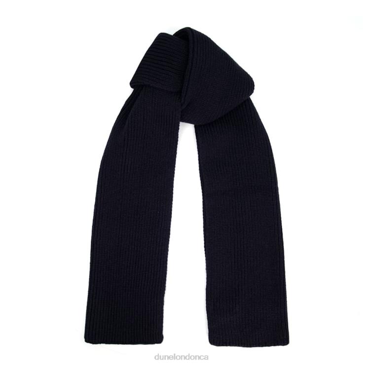 Dune London Nylan Men Textured Long Scarf Navy 2Z0DB729