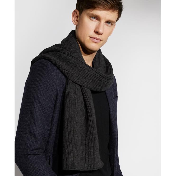 Dune London Nylan Men Textured Long Scarf Navy 2Z0DB729