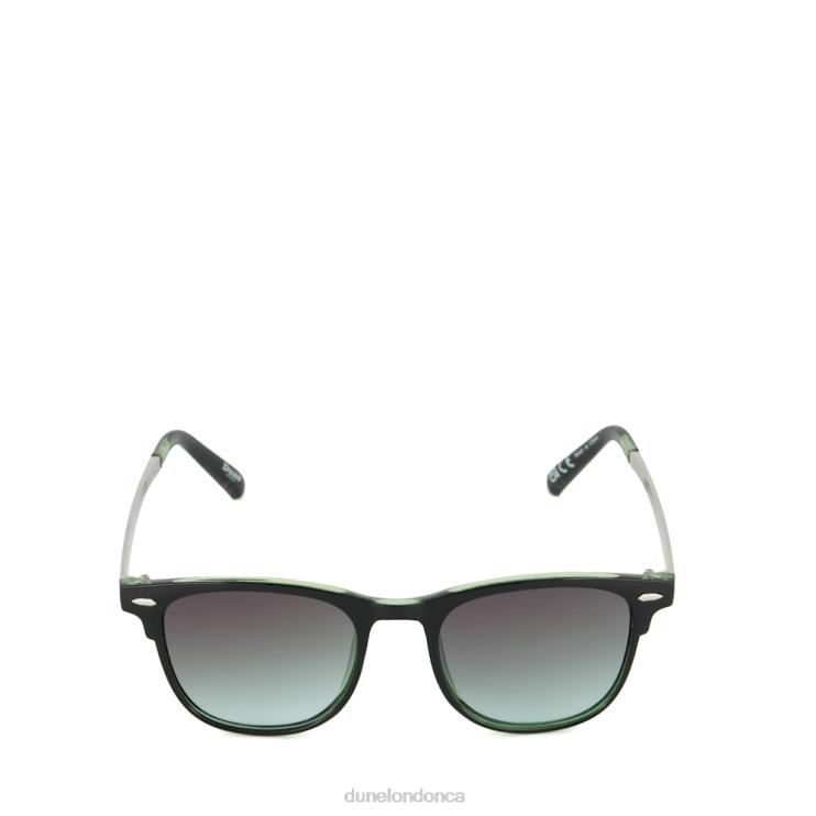 Dune London Obscured Men Slim-Line Sunglasses Green 2Z0DB712