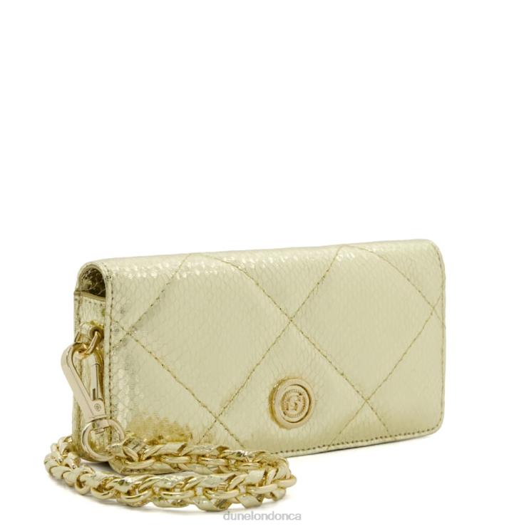 Dune London Skie Women Quilted Micro Bag Gold 2Z0DB35