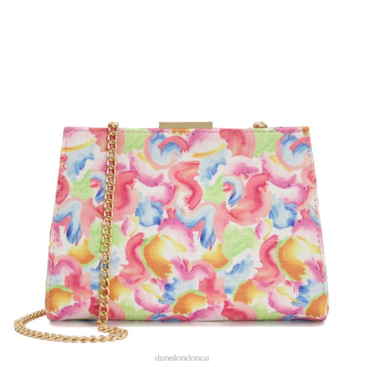 Dune London Belvedere Women Printed Clutch Bag Multi 2Z0DB89