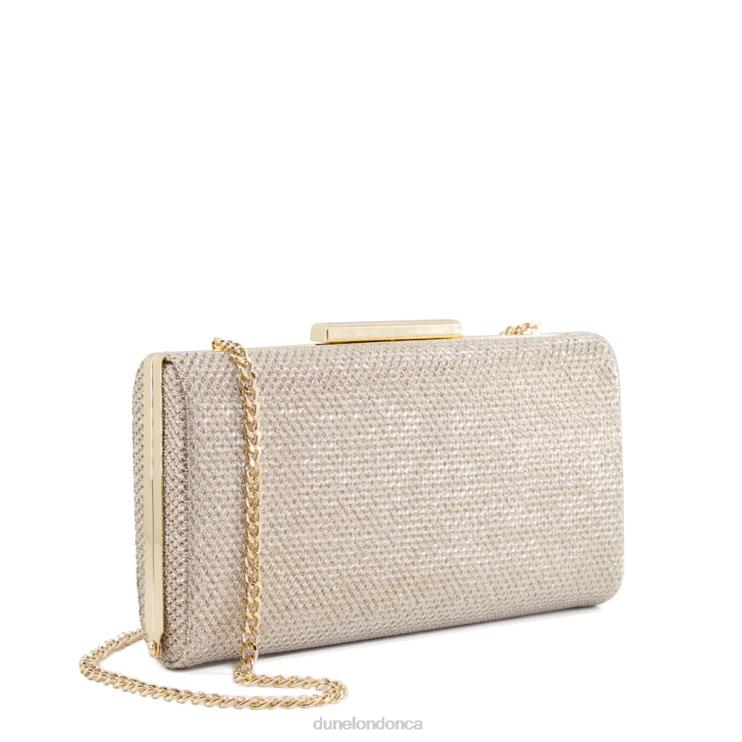 Dune London Binita Women Glitter Clutch Bag Gold 2Z0DB352