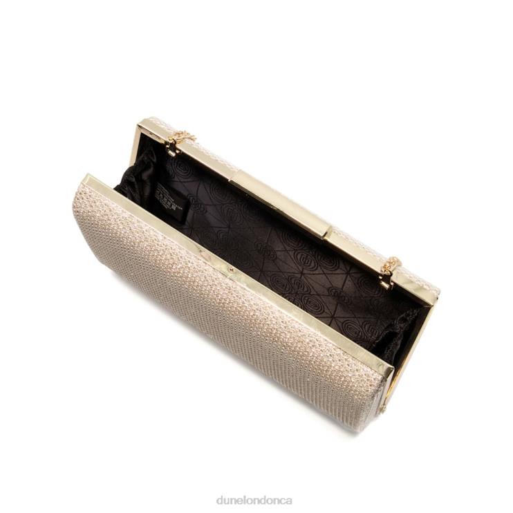 Dune London Binita Women Glitter Clutch Bag Gold 2Z0DB352