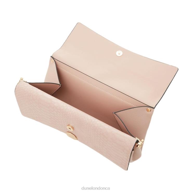 Dune London Elline Women Layered Flap Clutch Bag Nude 2Z0DB422