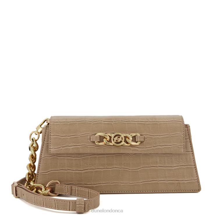 Dune London Bemmett Women Small Metal-Trim Crossbody Bag Taupe 2Z0DB107