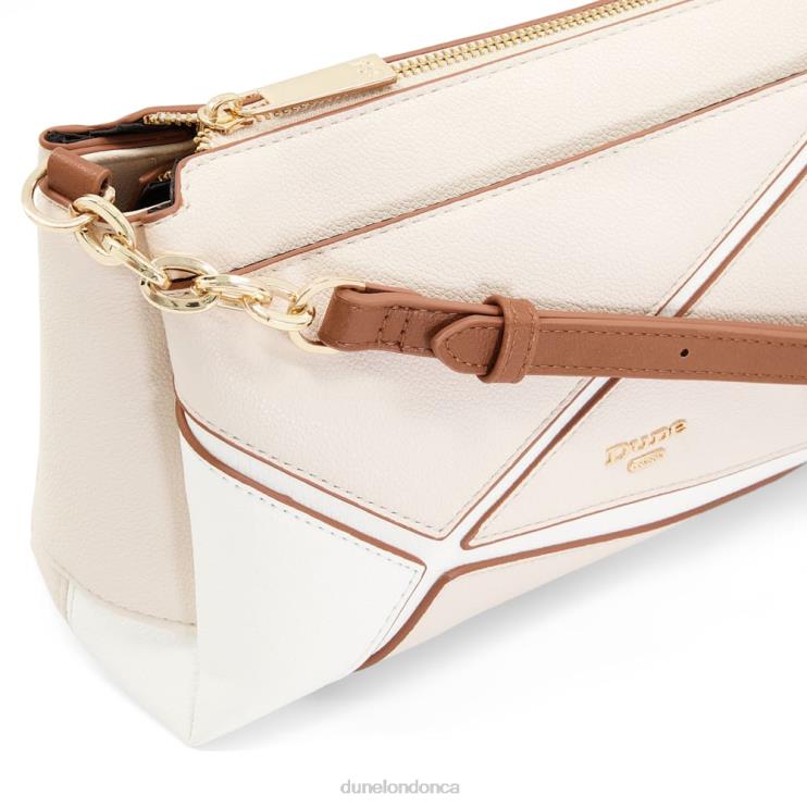 Dune London Daylana Women Cutwork Chain-Trimmed Crossbody Bag Nude 2Z0DB275