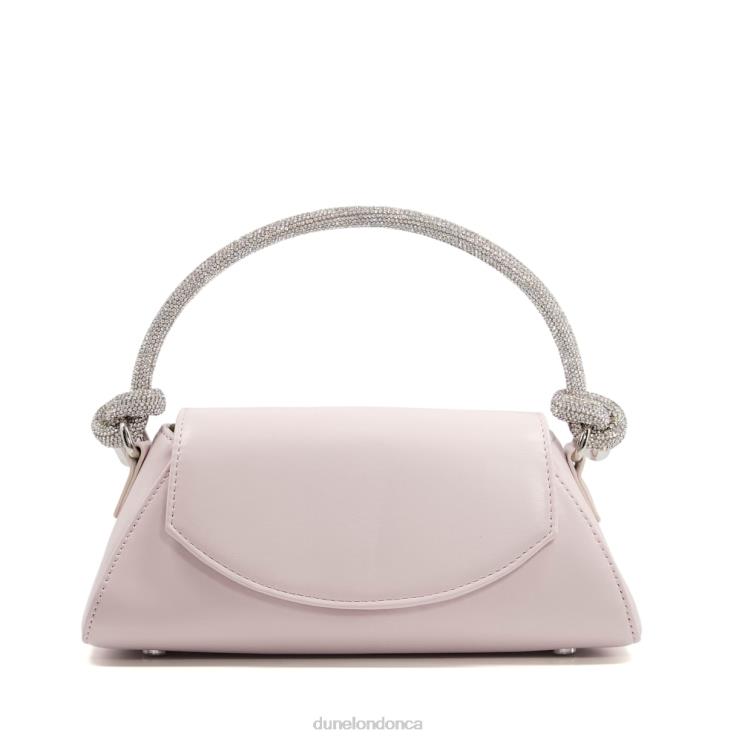 Dune London Brynley Women Diamante-Knot Grab Bag Ecru 2Z0DB248