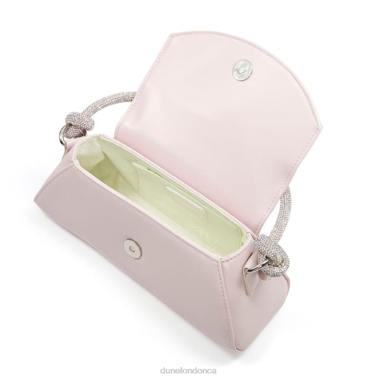 Dune London Brynley Women Diamante-Knot Grab Bag Ecru 2Z0DB248