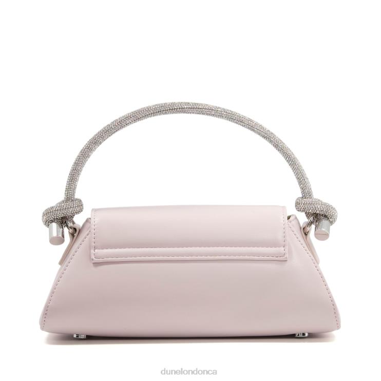 Dune London Brynley Women Diamante-Knot Grab Bag Ecru 2Z0DB248