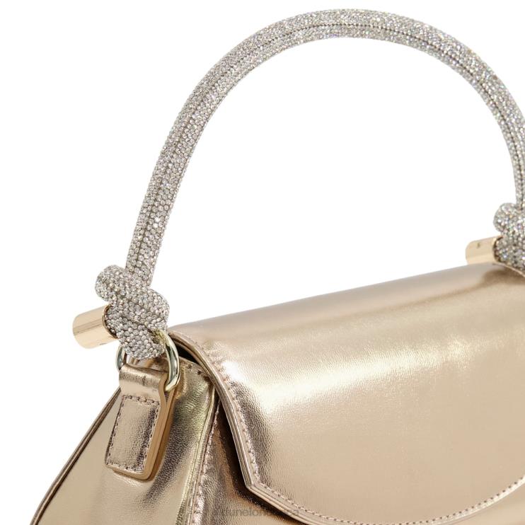 Dune London Brynley Women Diamante Knot Strap Grab Bag Gold 2Z0DB317