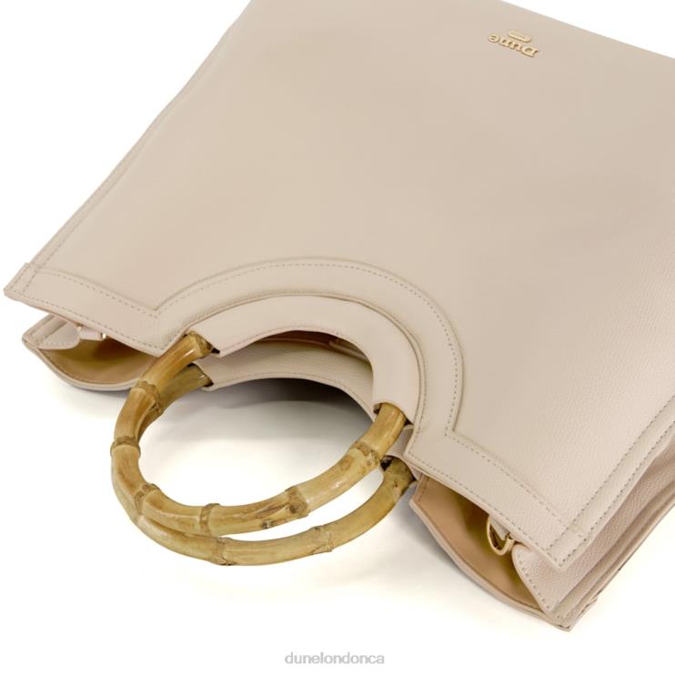 Dune London Distinguish Women Large Bamboo-Handle Shopper Bag Nude 2Z0DB186