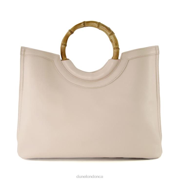Dune London Distinguish Women Large Bamboo-Handle Shopper Bag Nude 2Z0DB186
