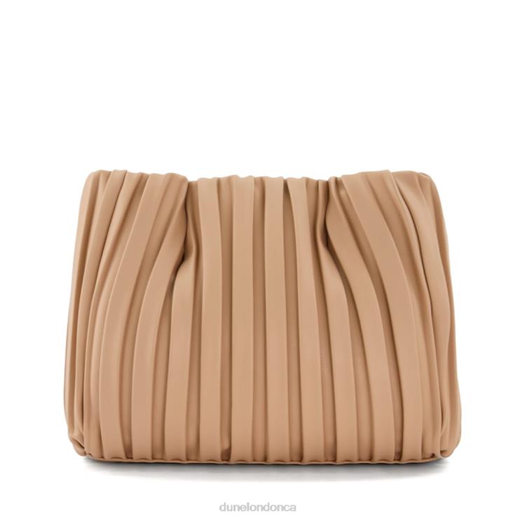 Dune London Dominie Women Medium Pleated Chain-Handle Slouch Bag Blush 2Z0DB3