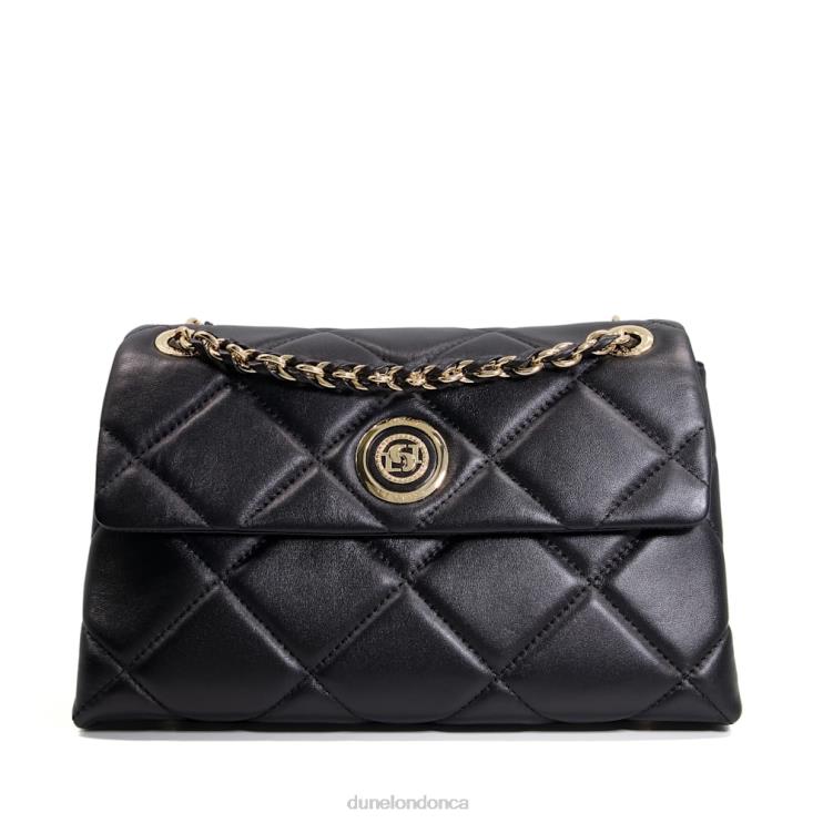 Dune London Duchess L Women Large Quilted Leather Bag Black 2Z0DB10