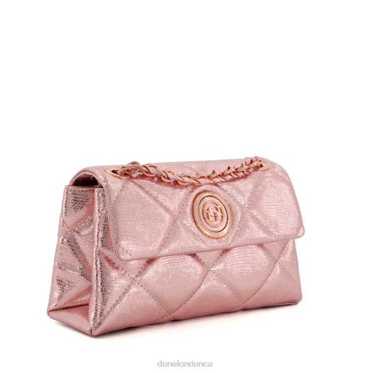 Dune London Duchess S Women Small Quilted Leather Bag Pink 2Z0DB26