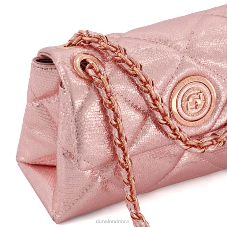 Dune London Duchess S Women Small Quilted Leather Bag Pink 2Z0DB26