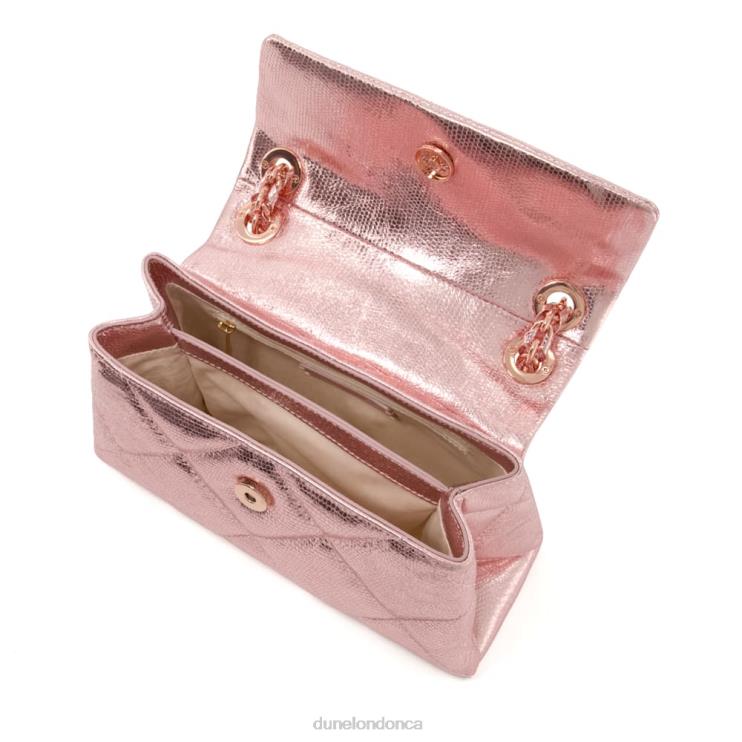 Dune London Duchess S Women Small Quilted Leather Bag Pink 2Z0DB26