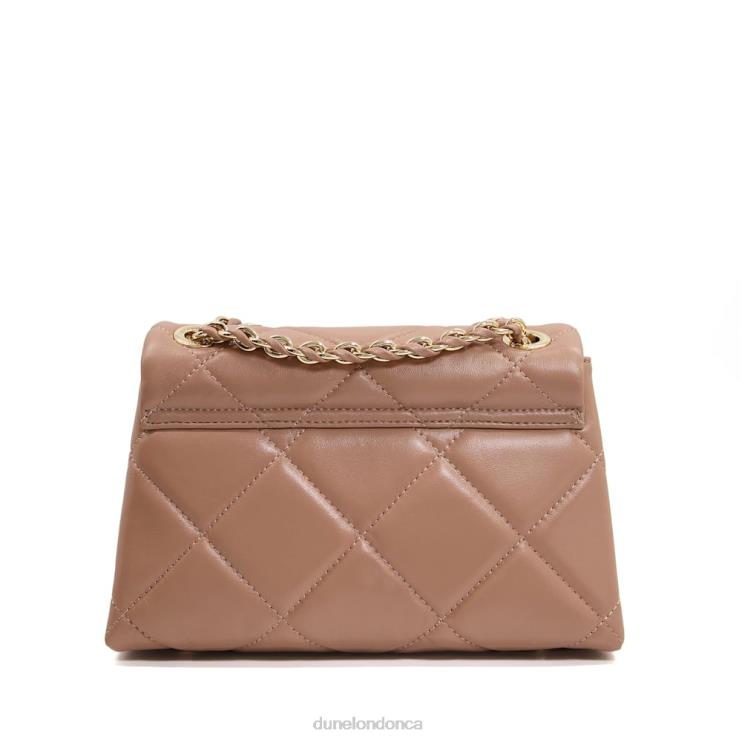 Dune London Duchess Women Medium Quilted Thread-Chain Bag Caramel 2Z0DB11