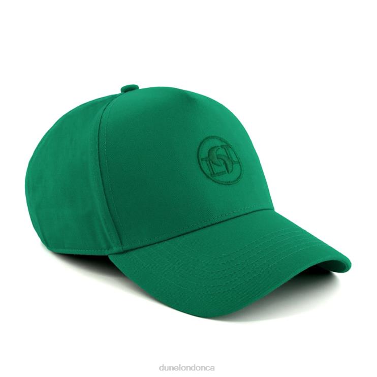 Dune London Fieldings Women DD-Interlock Baseball Cap Green 2Z0DB163