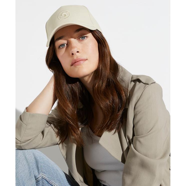 Dune London Fieldings Women DD-Interlock Baseball Cap Natural 2Z0DB2
