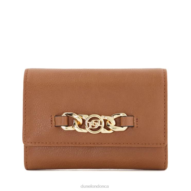 Dune London Kayci Women Metal-Trim Recycled Purse Tan 2Z0DB137