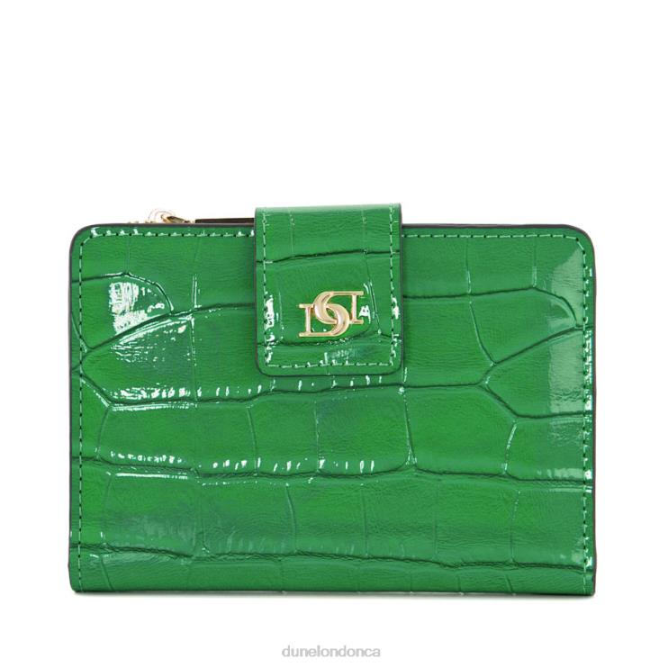 Dune London Kenners Women Croc-Effect Purse Green 2Z0DB143