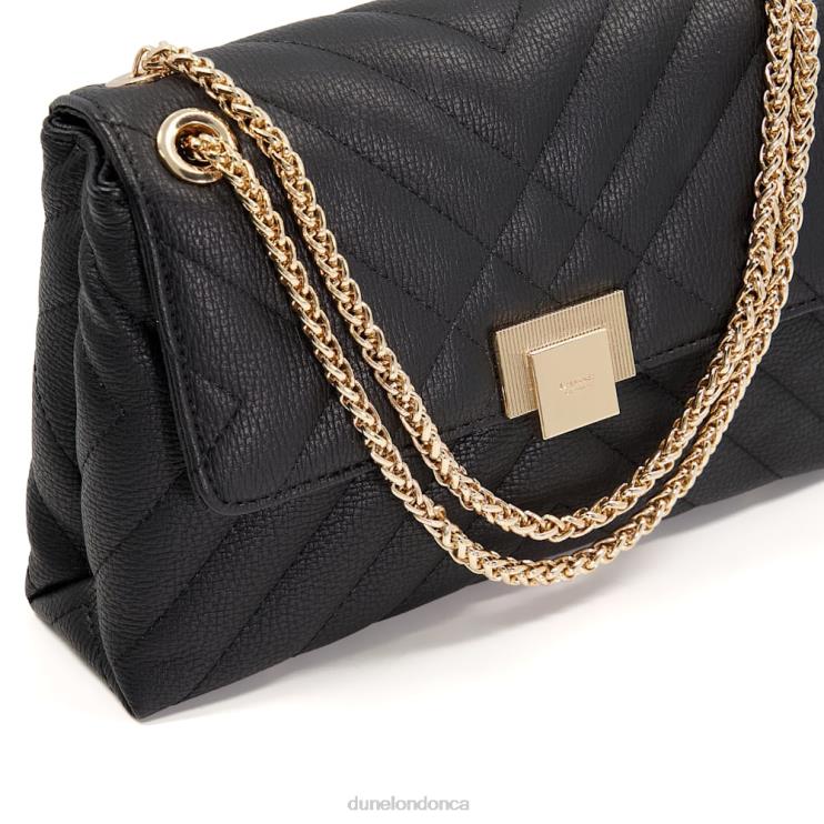 Dune London Dorchester Women Small Quilted Shoulder Bag Black 2Z0DB244