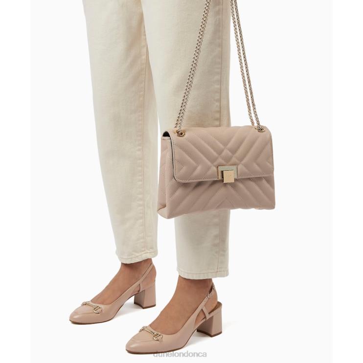 Dune London Dorchester Women Small Quilted Shoulder Bag Ecru 2Z0DB247