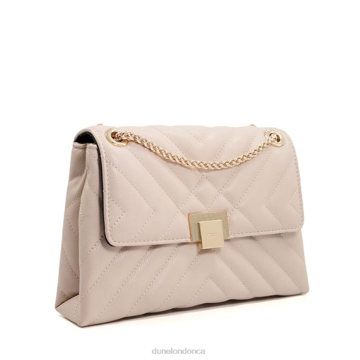 Dune London Dorchester Women Small Quilted Shoulder Bag Ecru 2Z0DB247