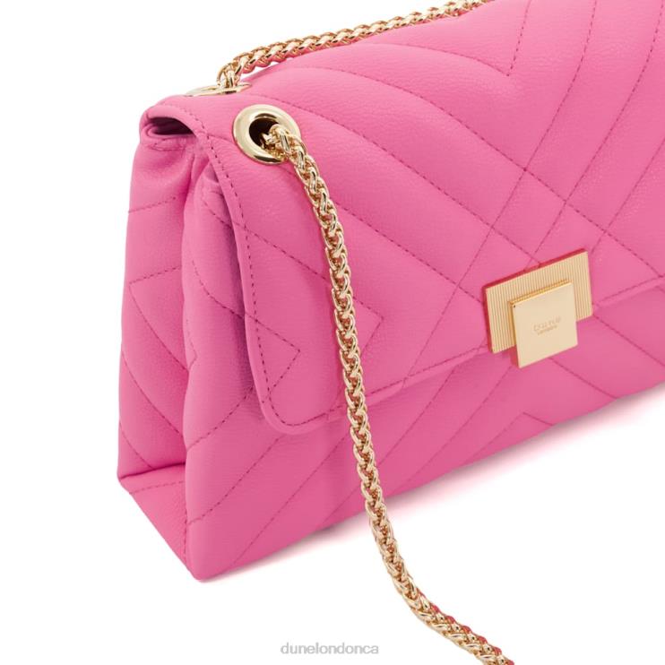 Dune London Dorchester Women Small Quilted Shoulder Bag Fuchsia 2Z0DB155
