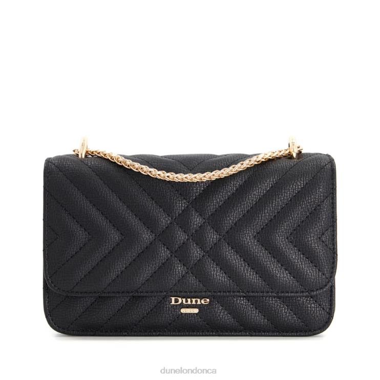 Dune London Edorchie Women Quilted Chain Handle Shoulder Bag Black 2Z0DB23