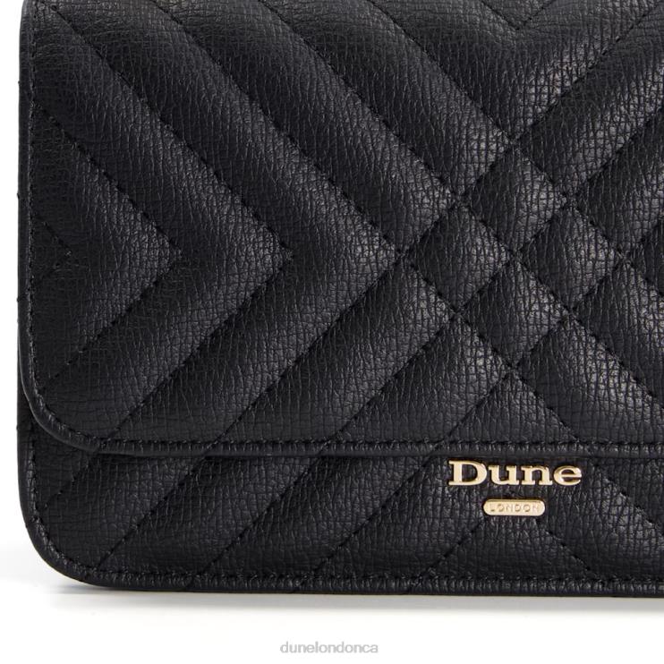 Dune London Edorchie Women Quilted Chain Handle Shoulder Bag Black 2Z0DB249