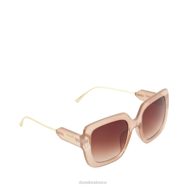 Dune London Graceland Women Oversized Square Sunglasses Blush 2Z0DB99