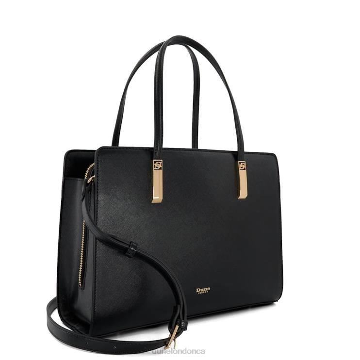 Dune London Denbeigh Women Branded Tote Bag Black 2Z0DB32