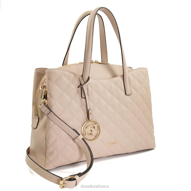 Dune London Dignify Women Large Diamond-Quilted Tote Bag Nude 2Z0DB208