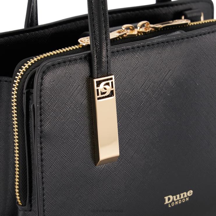 Dune London Dinkydenbeigh T Women Small Top Handle Tote Black 2Z0DB33