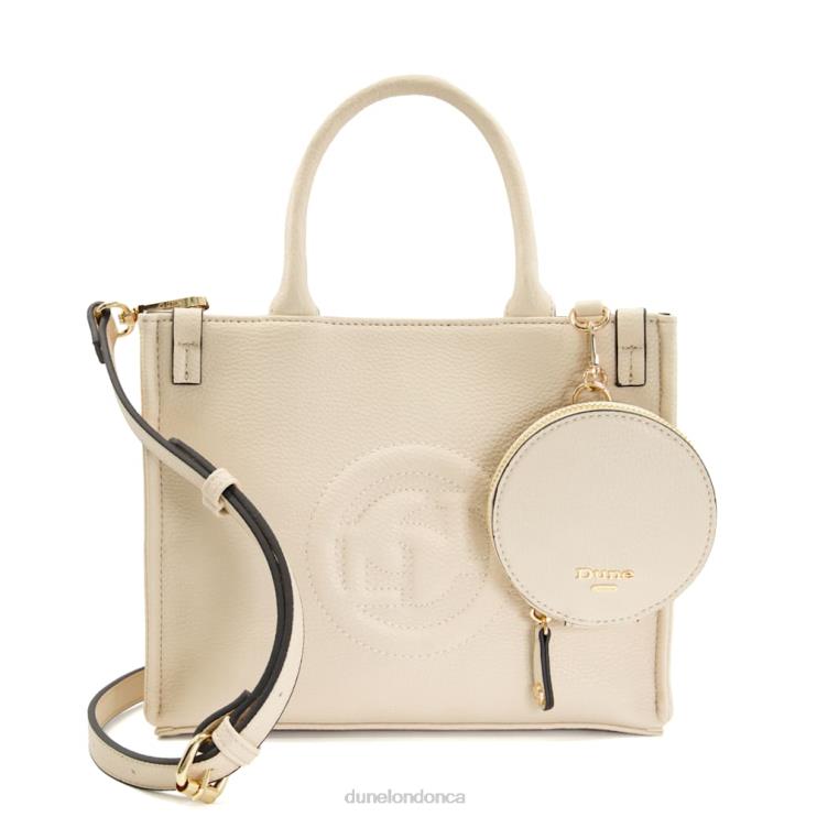Dune London Dinkydexter Women Embossed Monogram Tote Bag Blush 2Z0DB266