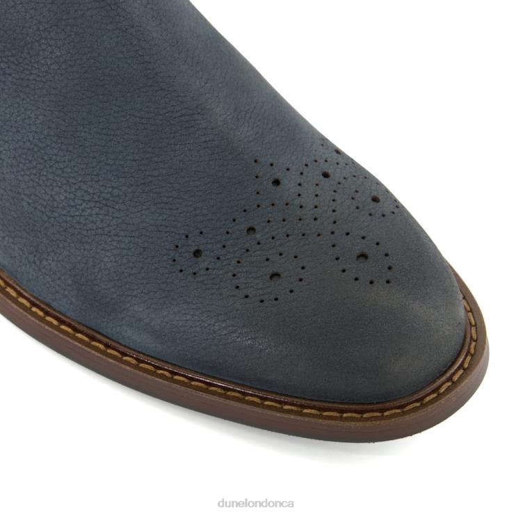 Dune London Clicker Men Elasticated Chelsea Boots Blue 2Z0DB839