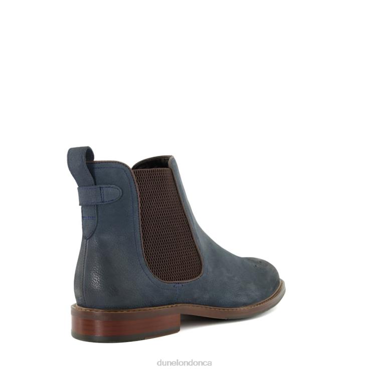 Dune London Clicker Men Elasticated Chelsea Boots Blue 2Z0DB839