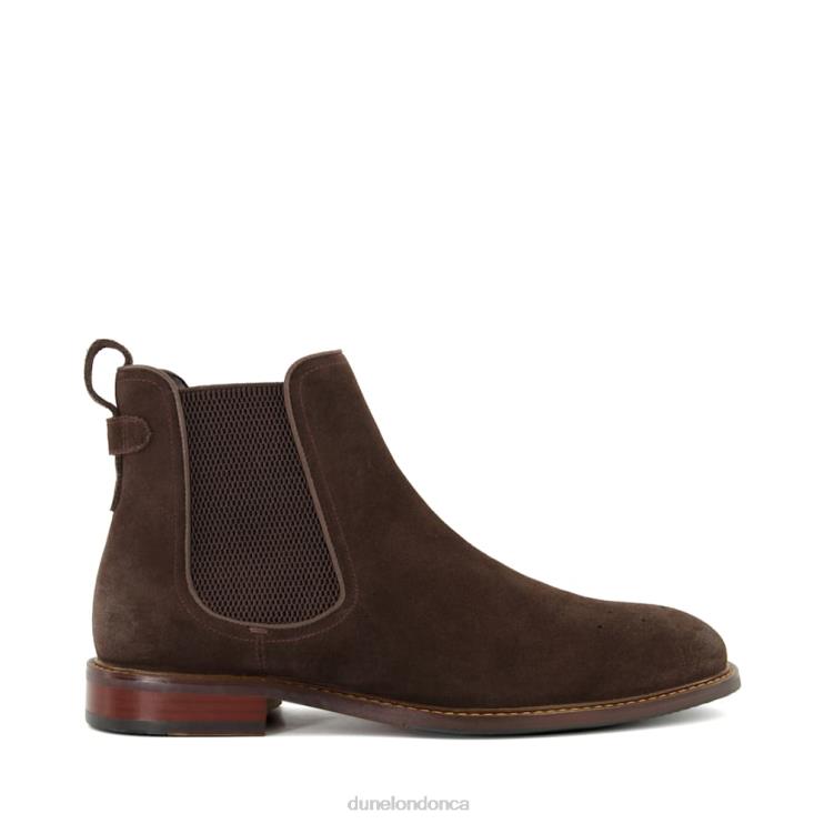 Dune London Clicker Men Elasticated Chelsea Boots Dark Brown 2Z0DB785