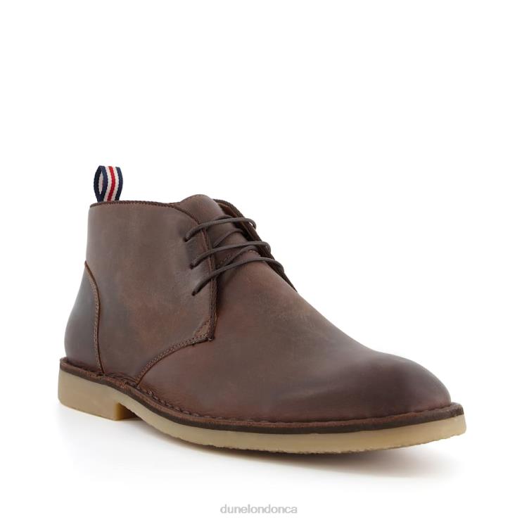 Dune London Cash Men Lace Up Chukka Boots Brown 2Z0DB862
