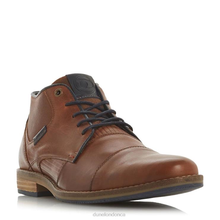 Dune London Chigwell Men Lace Up Chukka Boots Tan 2Z0DB869