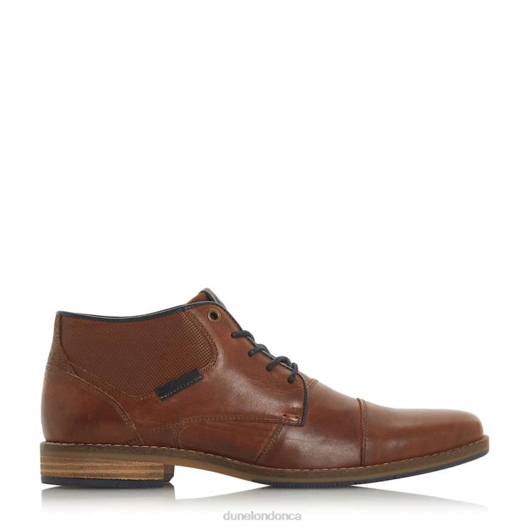 Dune London Chigwell Men Lace Up Chukka Boots Tan 2Z0DB869