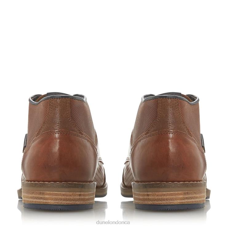 Dune London Chigwell Men Lace Up Chukka Boots Tan 2Z0DB869